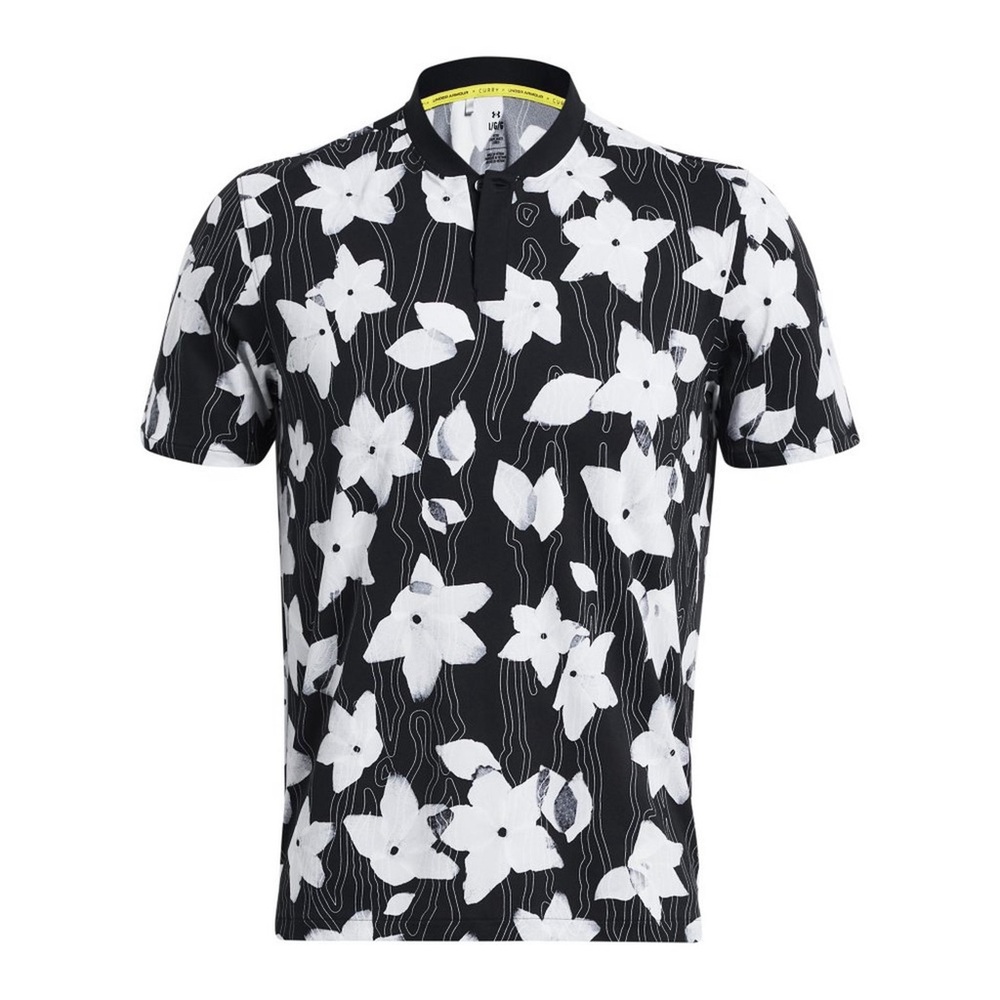 Curry x Under Armour • Polo Shirt • Black/White Men’s XL NWT ⛳️✨